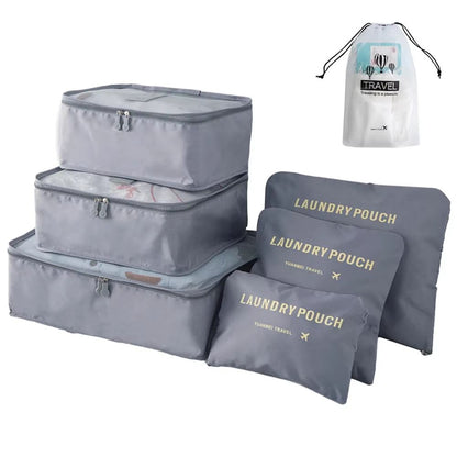 TravelMaster Ultra Organiser Set  8Piece Premium Luggage Packing Cube  Sorting Bags 11