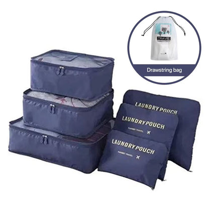 TravelMaster Ultra Organiser Set  8Piece Premium Luggage Packing Cube  Sorting Bags 12
