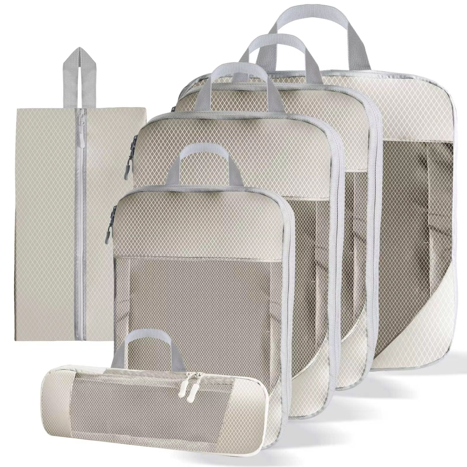 TravelMaster Ultra Organiser Set  8Piece Premium Luggage Packing Cube  Sorting Bags 24