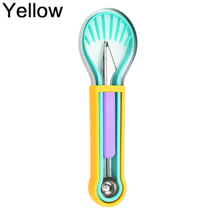 Avocado Slicer 3 In 1 Fruit Peeler Cutter Butter Corer Plastic Knife Kitchen Vegetable Tool 8