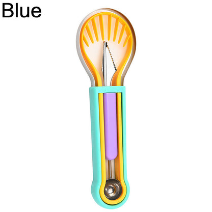 Avocado Slicer 3 In 1 Fruit Peeler Cutter Butter Corer Plastic Knife Kitchen Vegetable Tool 9