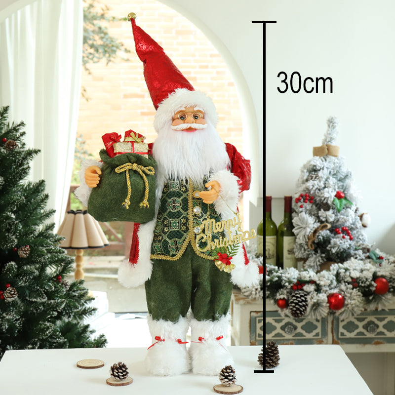 Santa Claus Christmas Decorations, Layout Window Decoration, Holiday Decoration Ornaments