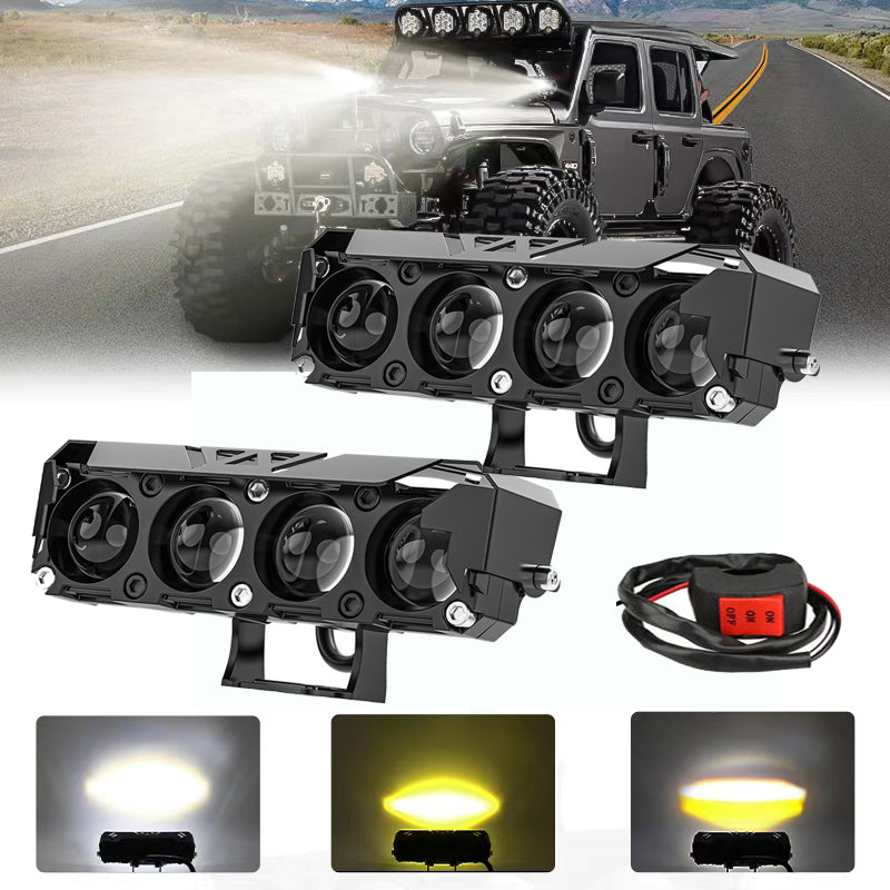 LED Driving Light, Auxiliary Work Spotlight, High Bright Car Truck Motorcycle Tractor Search Light