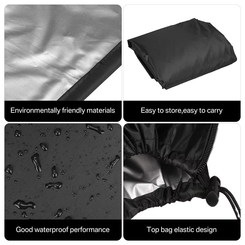 OutdoorShield Deluxe Hanging Egg Chair Cover  Waterproof Windproof Protector For Single Or Double S 4