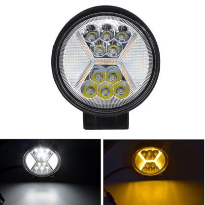 LED Round Work Light Flood Spot Beam For Truck Tractor SUV Offroad Fog Driving Lamp 6