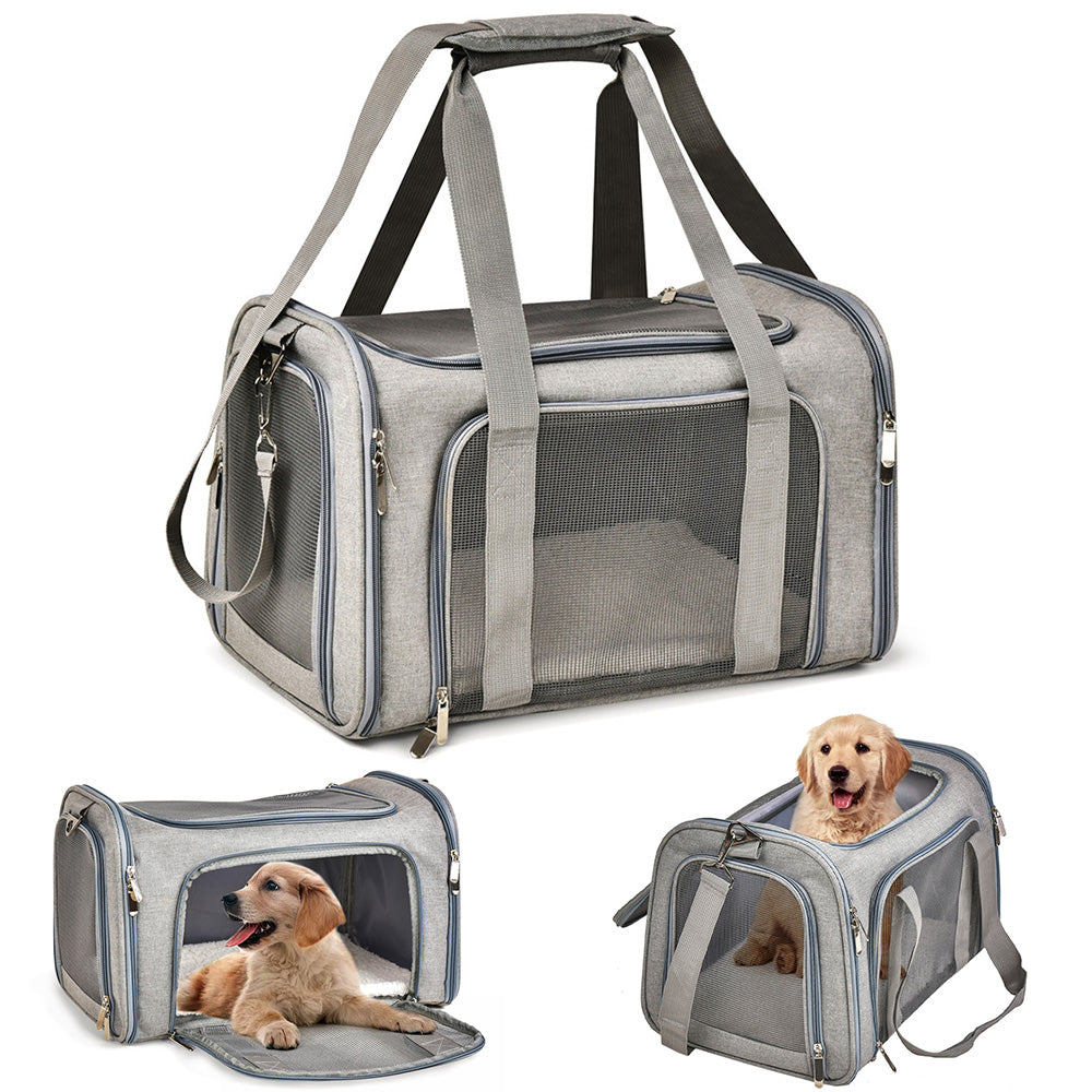 Cat Pet Carriers, Dog Travel Bags Airline Approved, Soft Side Dog Carrier Backpack, Portable Travel Transport