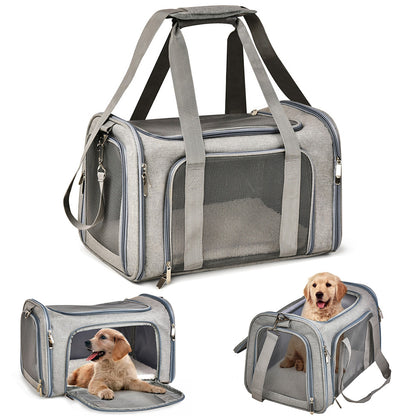 Cat Pet Carriers, Dog Travel Bags Airline Approved, Soft Side Dog Carrier Backpack, Portable Travel Transport