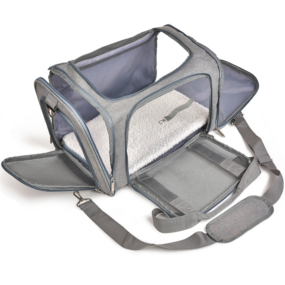 Cat Pet Carriers Dog Travel Bags Airline Approved Soft Side Dog Carrier Backpack Portable Travel Tr 1