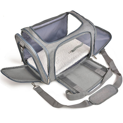 Cat Pet Carriers Dog Travel Bags Airline Approved Soft Side Dog Carrier Backpack Portable Travel Tr 1