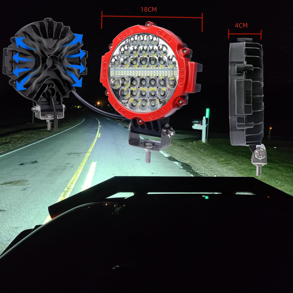 Work Light Pods LED Offroad Lights For Truck ATV UTV Jeep RV Car Tractor OffRoad Vehicle 3
