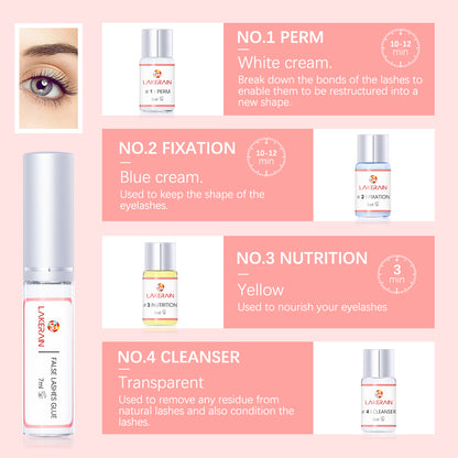 Eyelash Lifting Long Lasting Kit, New Lash Lift, Perming Lotion, Curly Lasher, Fixation Glue, Home Use Pro Beauty Salon