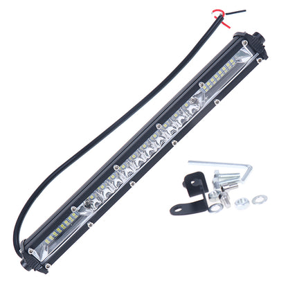 Super Slim Off Road LED Light Bar, Flood Driving Fog Work Lamp for Jeep, ATV, SUV, Truck, Boat