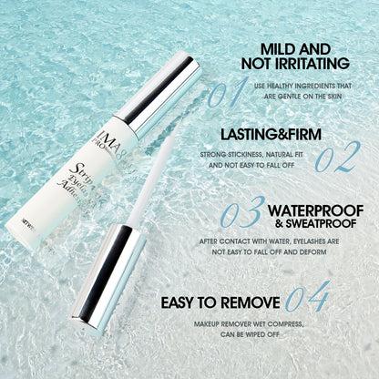 Waterproof False Eyelash Extension Glue Fast Dry Long Lasting Strong Transparent Eyelash Primer No  1