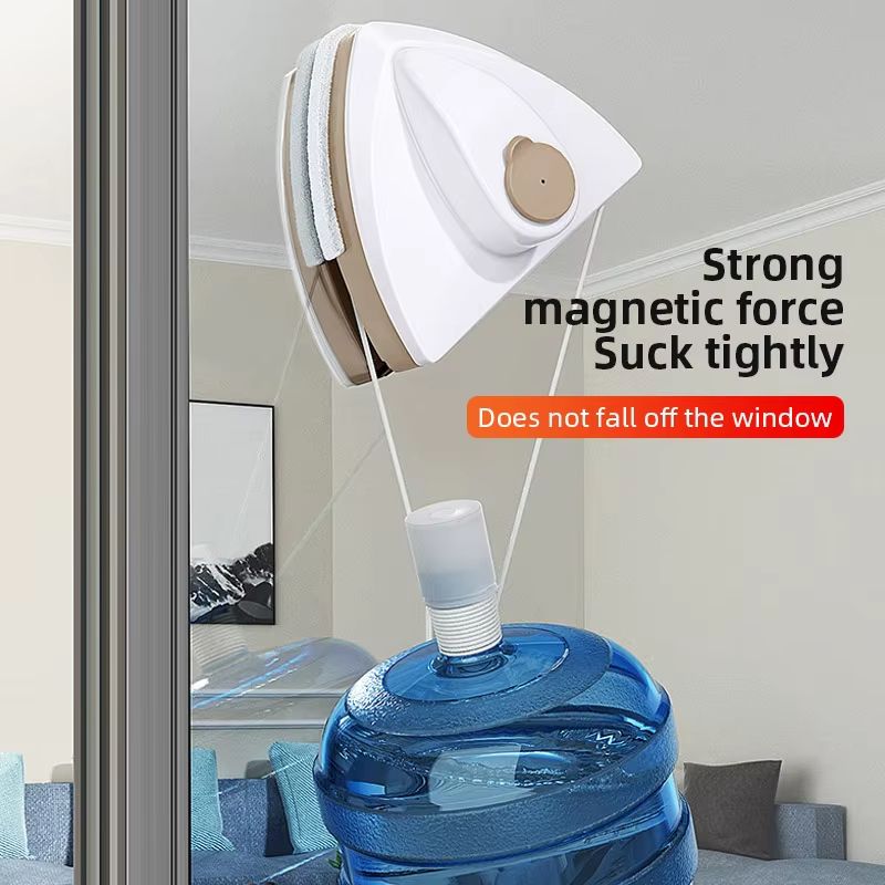 ClearView Duo Magnetic Glass Window Cleaning Tool  DoubleLayer Squeegee For StreakFree Home  Office 4