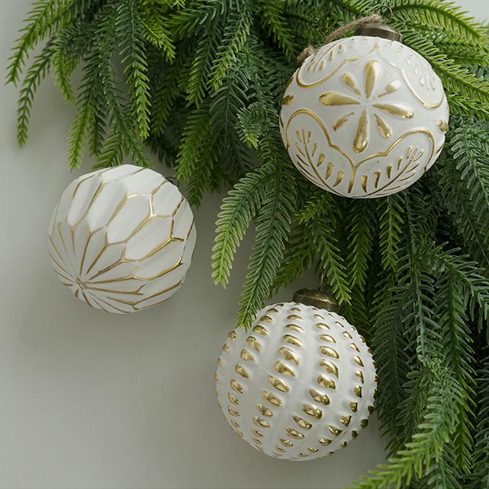 Antique Christmas Ball, 12pcs Christmas Tree Ball Pendant, Shatterproof Tree Ornaments, Holiday Decoration Ornament