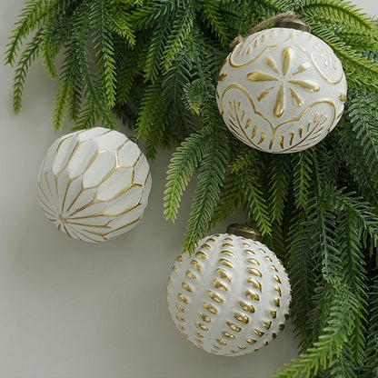 Antique Christmas Ball, 12pcs Christmas Tree Ball Pendant, Shatterproof Tree Ornaments, Holiday Decoration Ornament