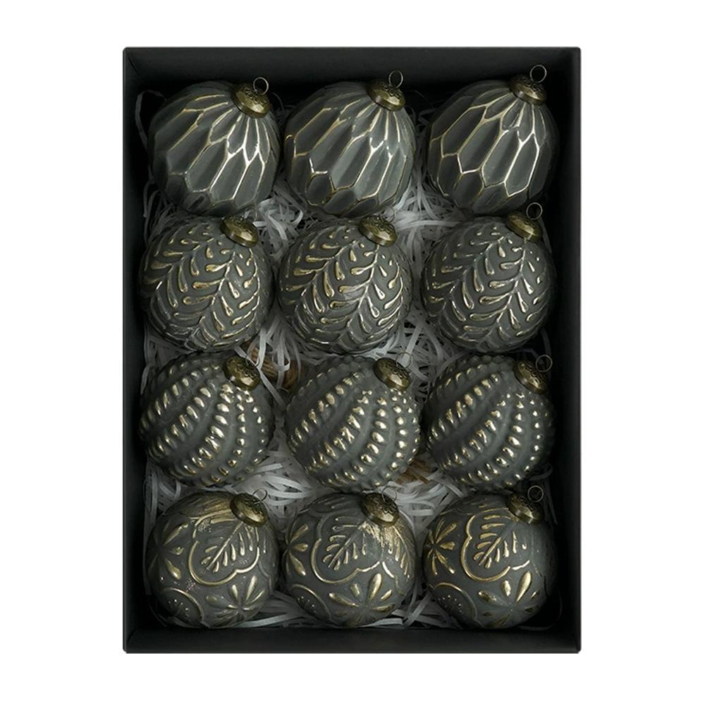 Antique Christmas Ball, 12pcs Christmas Tree Ball Pendant, Shatterproof Tree Ornaments, Holiday Decoration Ornament