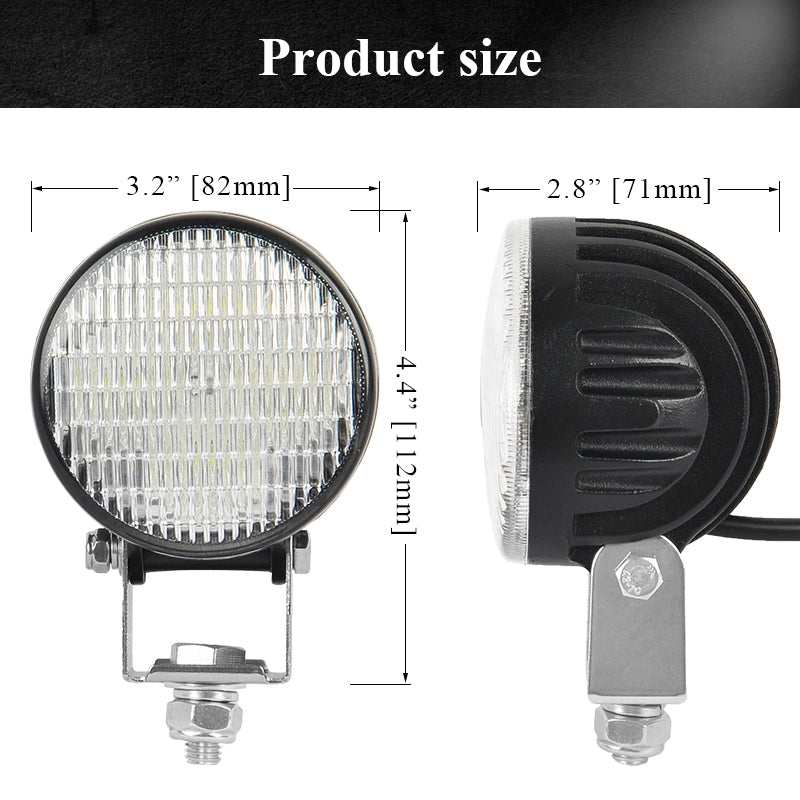 Car Offroad SUV Truck Auxiliary Hood Bumper Spot LED Work Light Motorcycle Spotlight Tractor Forkli 4