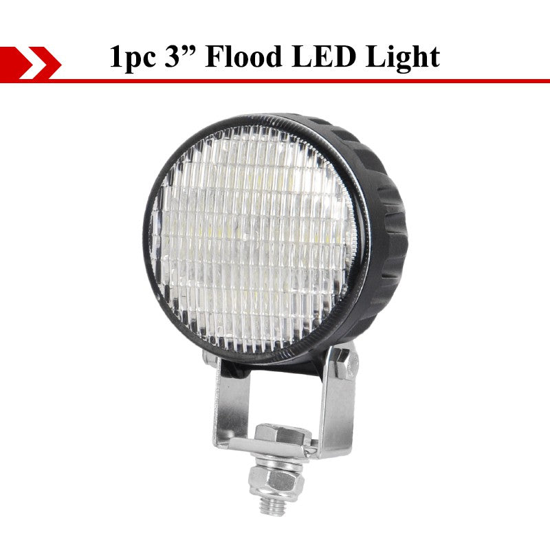 Car Offroad SUV Truck Auxiliary Hood Bumper Spot LED Work Light Motorcycle Spotlight Tractor Forkli 7