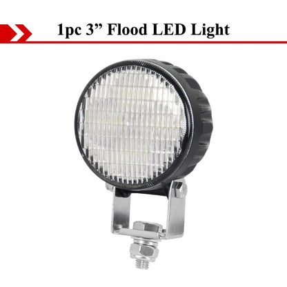 Car Offroad SUV Truck Auxiliary Hood Bumper Spot LED Work Light Motorcycle Spotlight Tractor Forkli 7