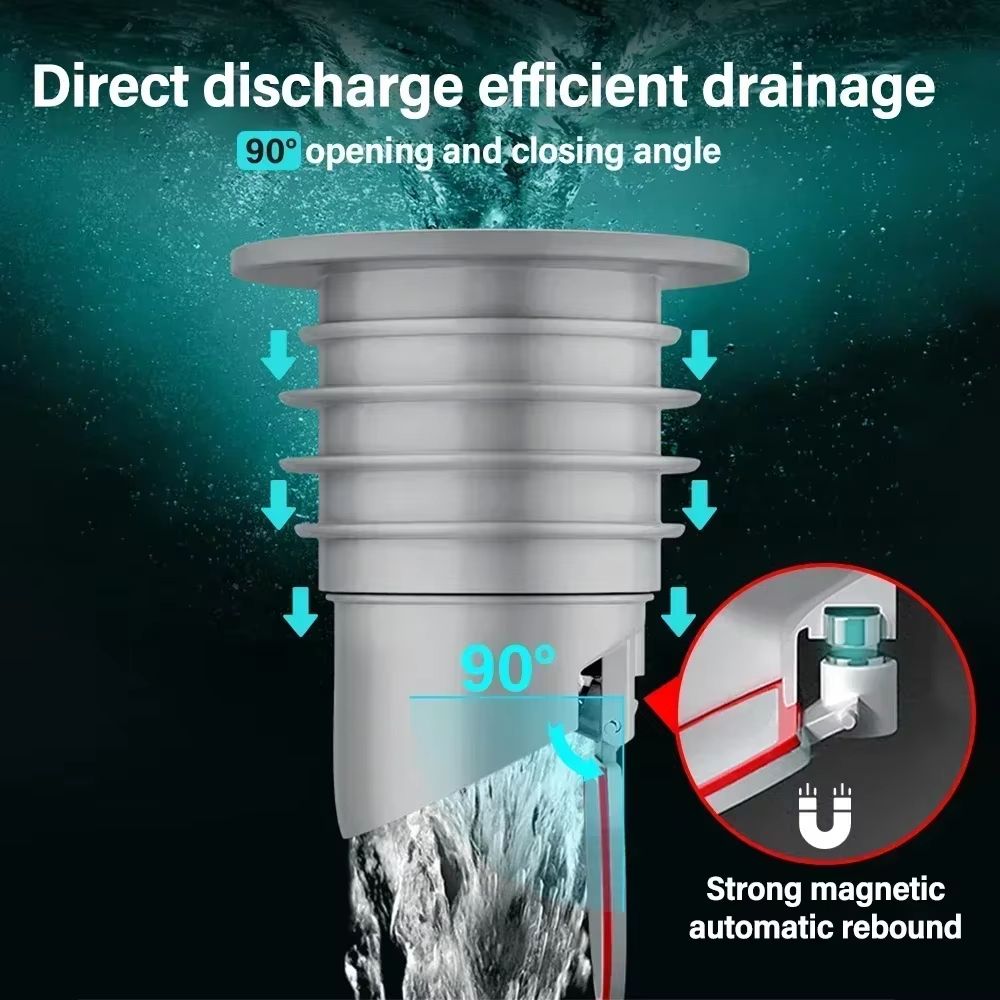 AquaGuard Premium Drain Trap Filter  StainlessSteel Kitchen  Bathroom Drainage Cover 2