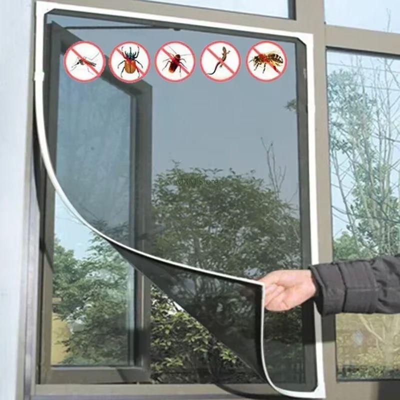 AirGuard Window & Door Insect Screen Net – Reusable Anti-Mosquito Mesh Curtain for Home & Garden
