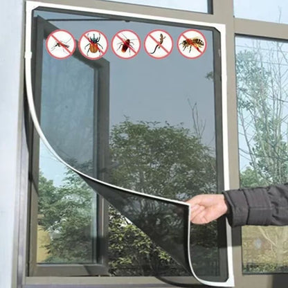 AirGuard Window & Door Insect Screen Net – Reusable Anti-Mosquito Mesh Curtain for Home & Garden