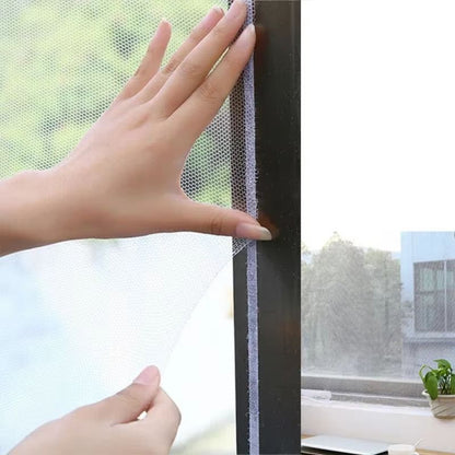 AirGuard Window  Door Insect Screen Net  Reusable AntiMosquito Mesh Curtain For Home  Garden 4