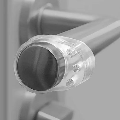 CrystalShield Transparent Silicone Door Stopper Pad  Wall  Door Handle Impact Buffer For Baby Safet 1