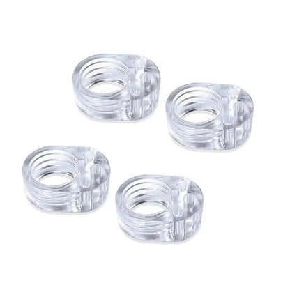 CrystalShield Transparent Silicone Door Stopper Pad  Wall  Door Handle Impact Buffer For Baby Safet 4