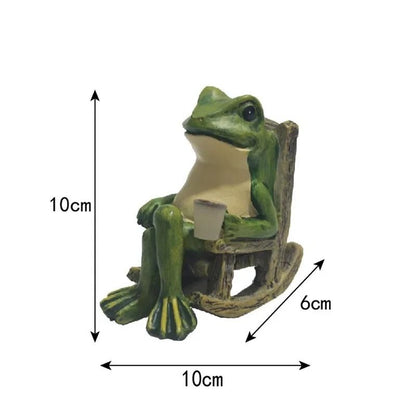 Solar Frog Garden Light Outdoor Decoration 6