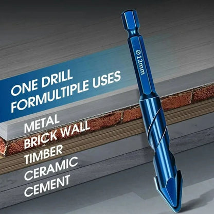 MultiMaterial Rotary Drill Bit Set For Tile Glass Wood And Concrete 3