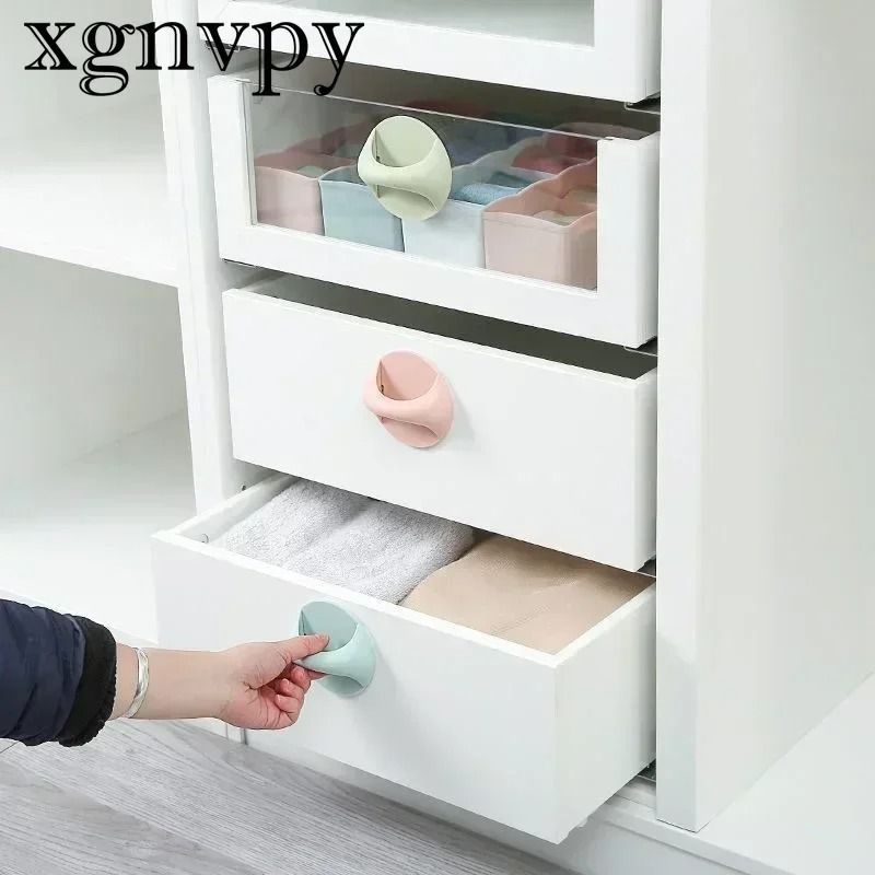 Round Seamless SelfAdhesive Door Handle For Glass Cabinets And Drawers 4