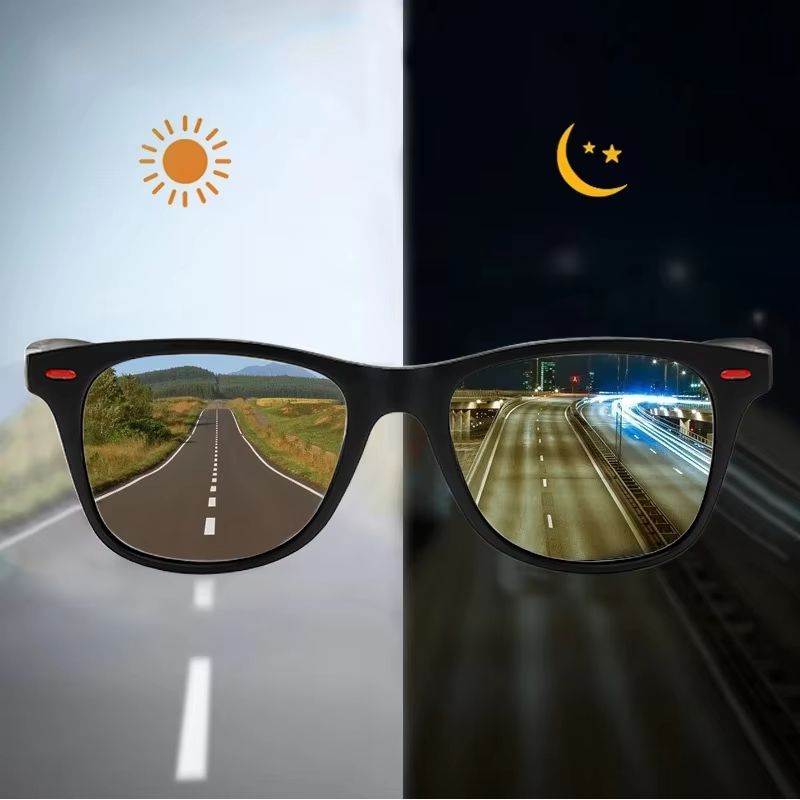 HorizonDrive Polarized Night Vision Sunglasses – Sport & Road Driver Glasses UV400 Day/Night