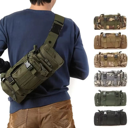 TrailMate Nylon Outdoor Crossbody Bag – Climbing, Hiking & Camping Shoulder Sling