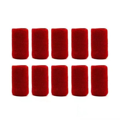 Elastic Finger Brace Sleeves Set For Sports Grip Support And Injury Protection 10PCS 11