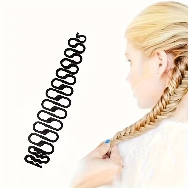 StyleWeave Fishbone Braiding Tool Set  3Piece Instant Ponytail  Braid Maker 2