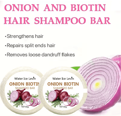 Onion Biotin Hair Revival Shampoo Bar 3