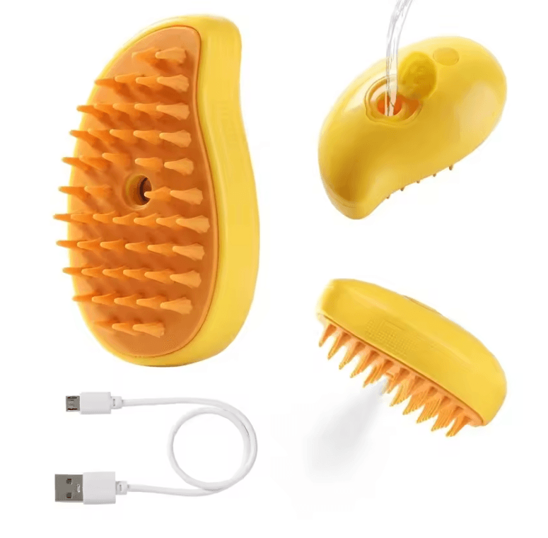 PawSteam 3 In 1 Pet Grooming Brush With Steam Care 7