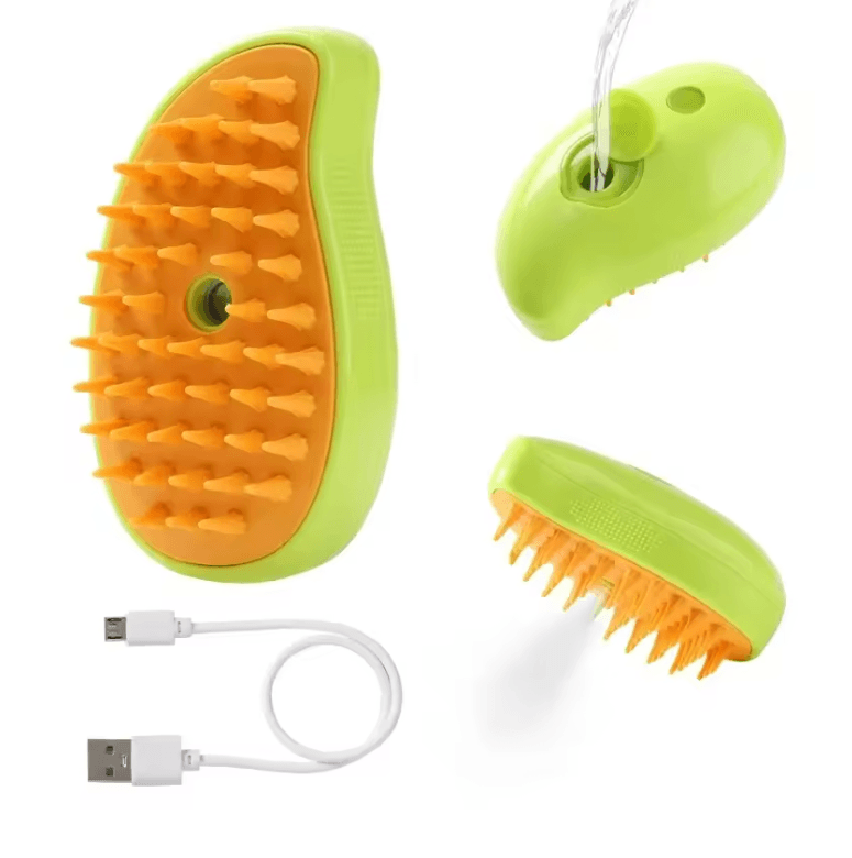PawSteam 3 In 1 Pet Grooming Brush With Steam Care 8