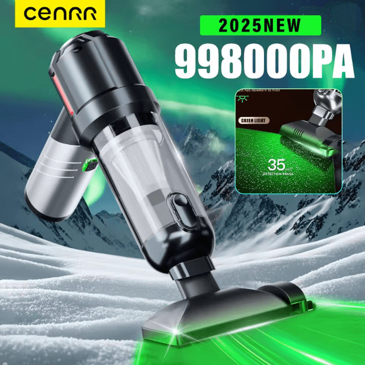 CleanPro Mini Cordless Car Vacuum Cleaner