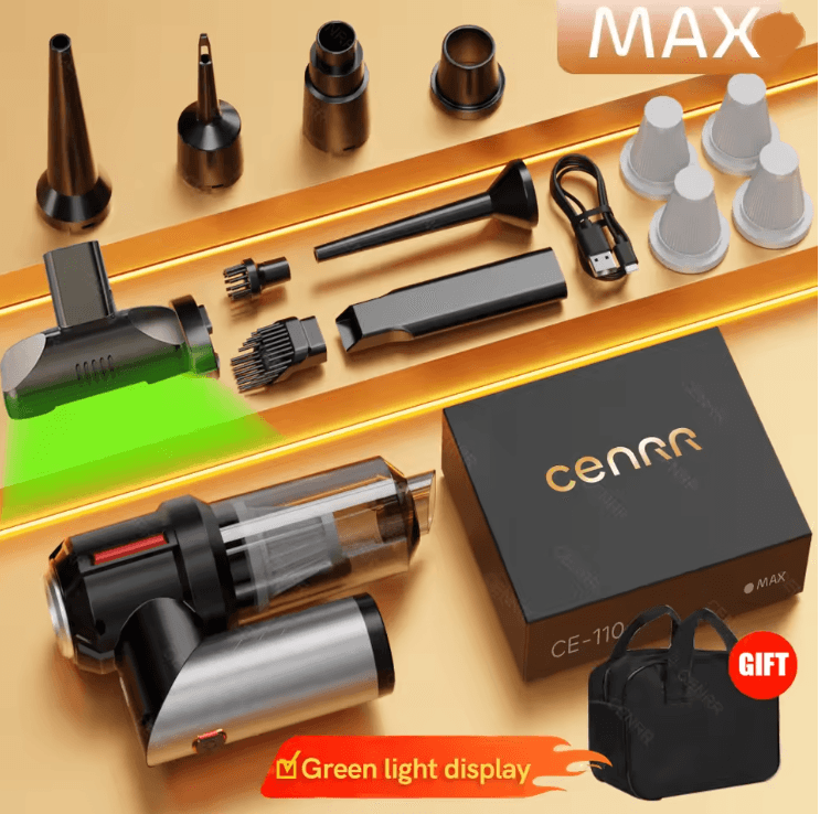 CleanPro Mini Cordless Car Vacuum Cleaner 8