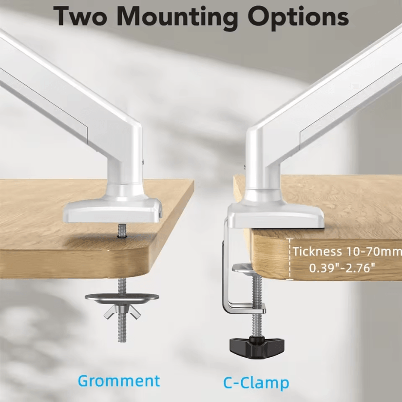 FlexMount Universal Single Monitor Desk Stand 3