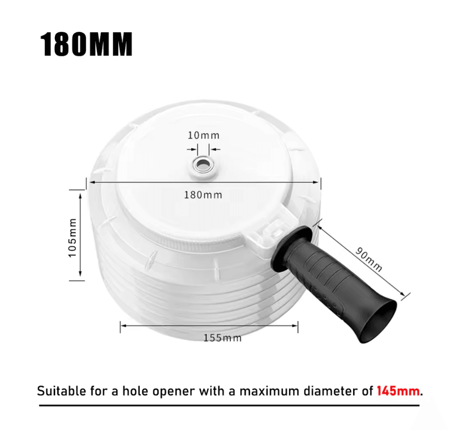 DrillGuard Electric Hammer Dust Collector Cover 5