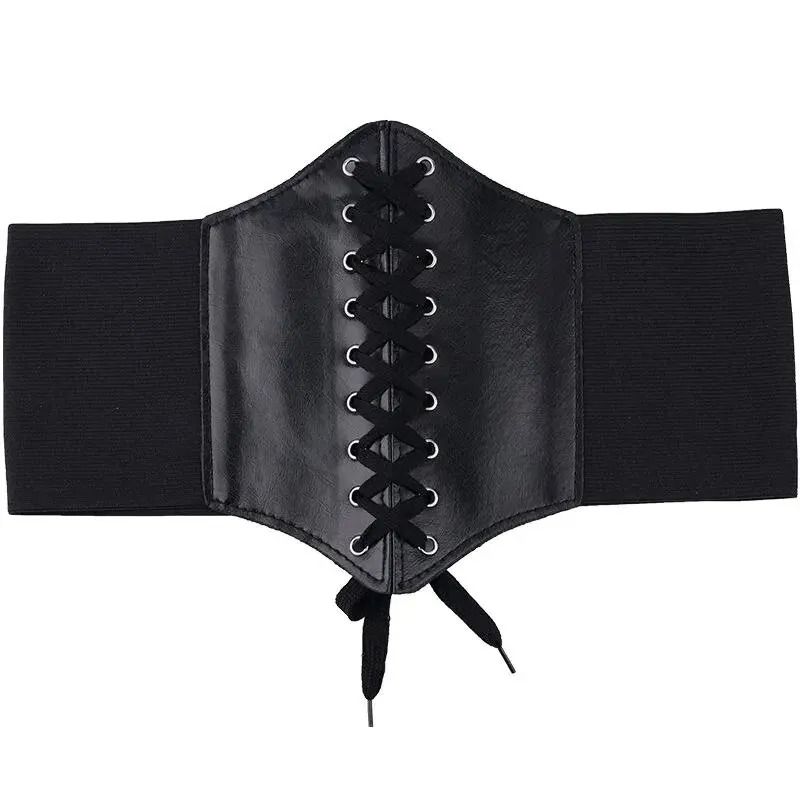 YBFDO Women Corset Shapewear Belt Slimming Waist Body Shaper Elastic Waistband Gothic Dress Girdle  1