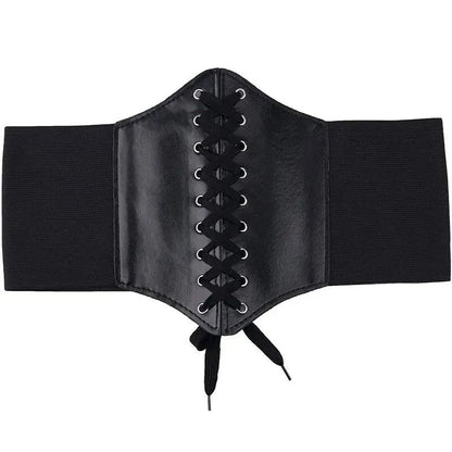YBFDO Women Corset Shapewear Belt Slimming Waist Body Shaper Elastic Waistband Gothic Dress Girdle  1