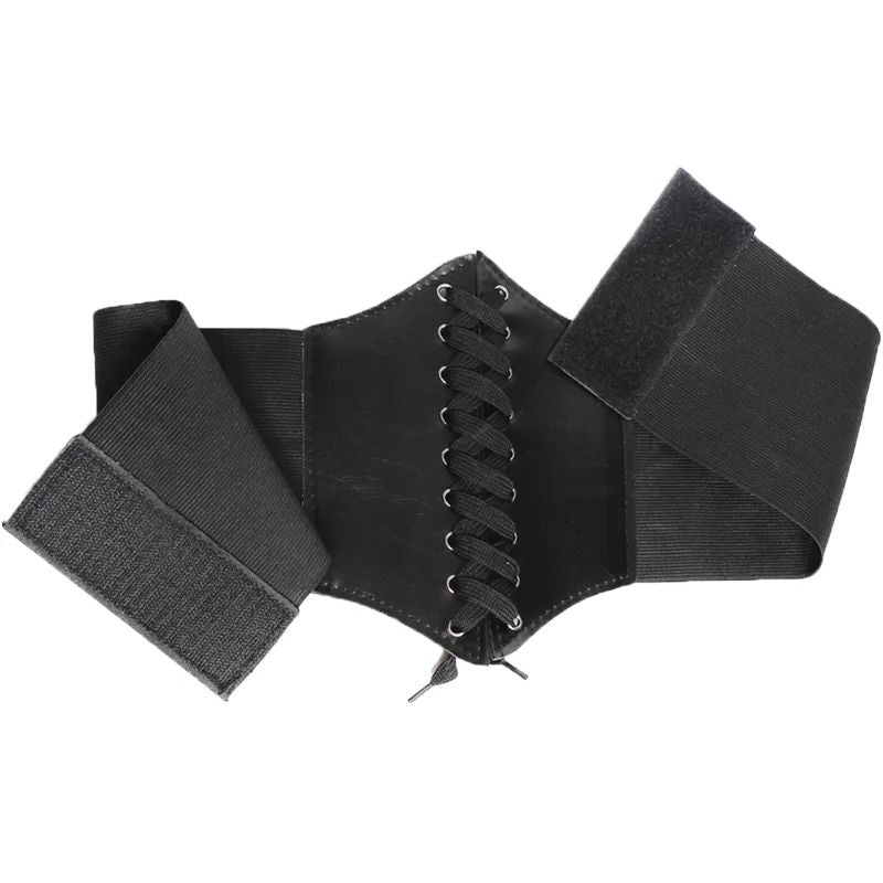 YBFDO Women Corset Shapewear Belt Slimming Waist Body Shaper Elastic Waistband Gothic Dress Girdle  2