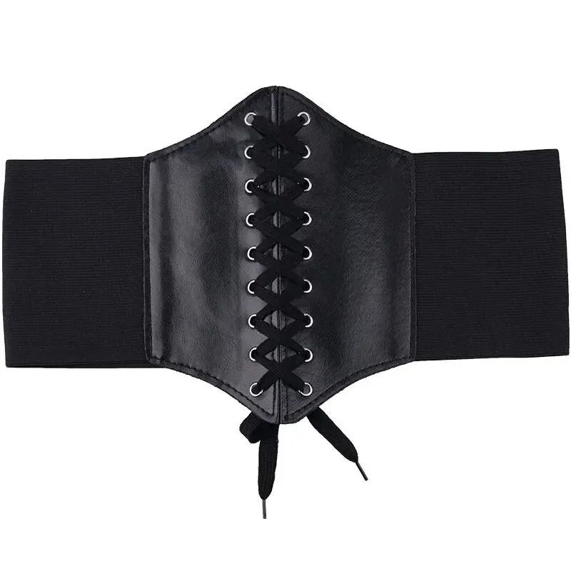 YBFDO Women Corset Shapewear Belt Slimming Waist Body Shaper Elastic Waistband Gothic Dress Girdle  6