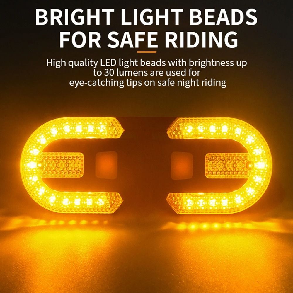 Bike Turn Signal Rear Light USB Rechargeable Wireless LED Tail Light For Bicycles And Scooters 1
