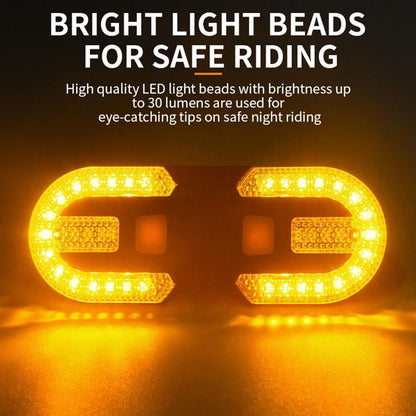 Bike Turn Signal Rear Light USB Rechargeable Wireless LED Tail Light For Bicycles And Scooters 1